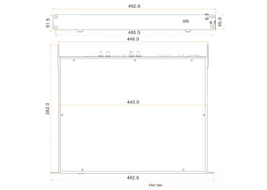 VE7-Video-Input-Expander-Dimensions VE7-Video-Input-Expander-Dimensions